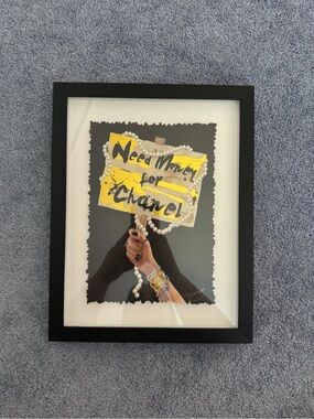 Need Money for Chanel Framed Art